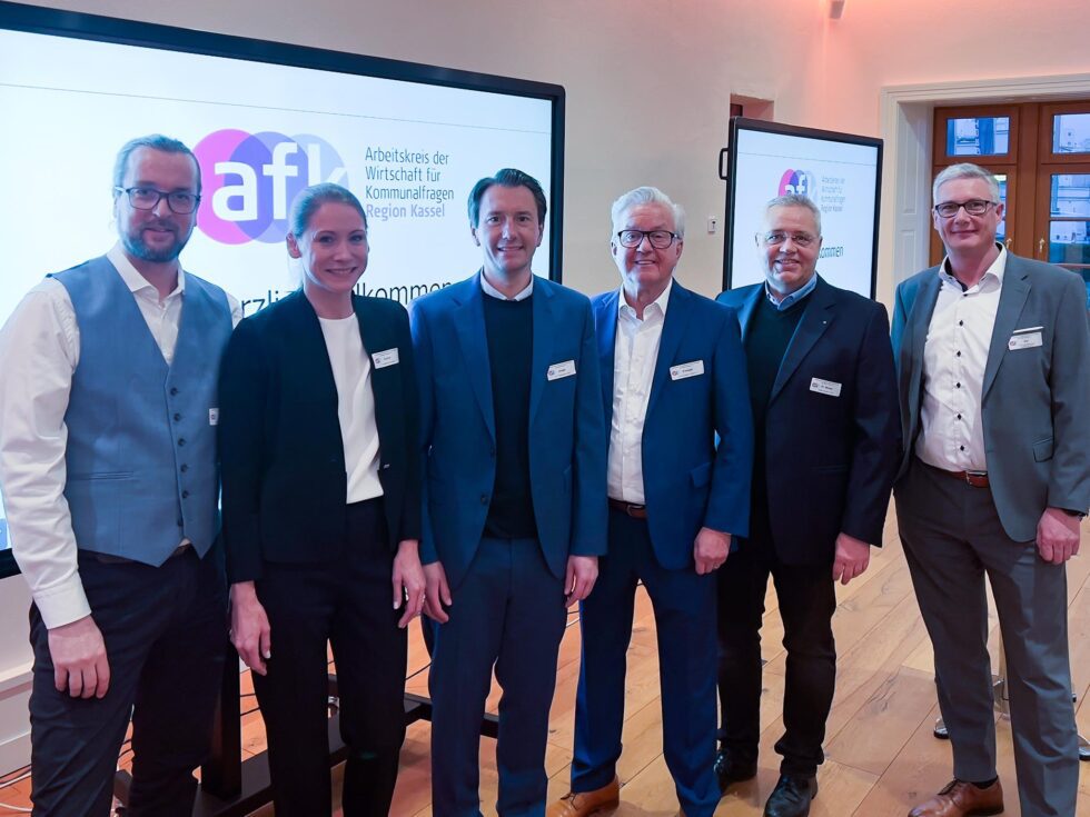 Von links: Jens Nähler, Katharina Koch, Martin A. Jünger, Jürgen Kümpel (scheidet aus dem Vorstand aus), Dr. Frank Walther, Thomas Vix