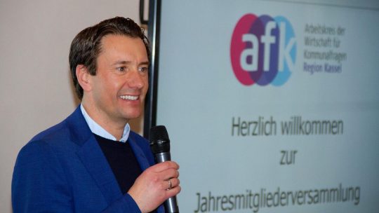 Wurde einstimmig im Amt als Vorsitzender des AFK Kassel bestätigt: Martin A. Jünger.